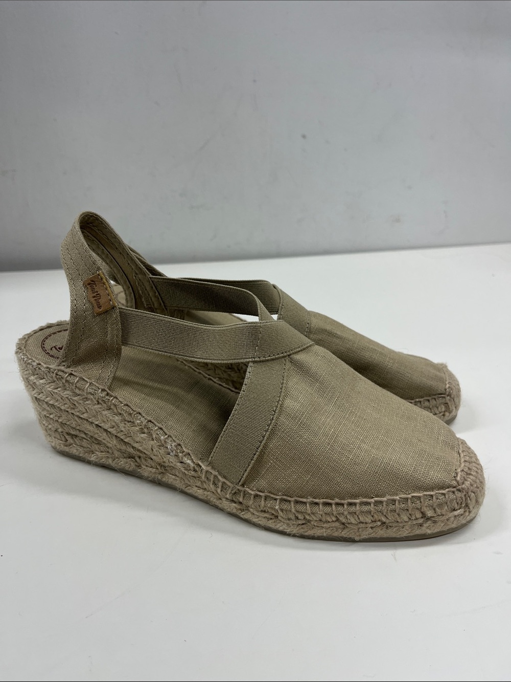 Women's Espadrille Wedge Slingback - Beige